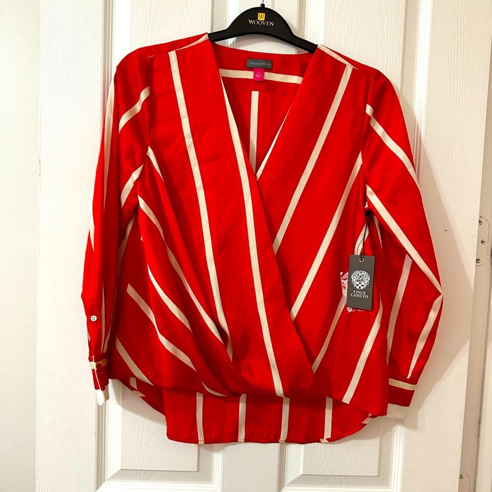 Vince Camuto, red top